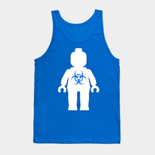 White Minifig with Radioactive Symbol Tank Top